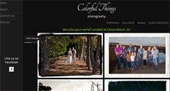 Desktop Screenshot of colorfulthingsphotography.com